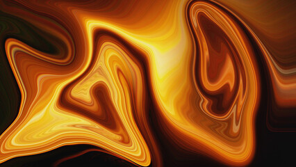 4K Abstract gold background with opulent fabric or fluid THEME.