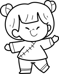 chinese new year chinese new year elements cute children and decorations hand drawn illustration