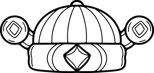 chinese new year chinese new year elements cute children and decorations hand drawn illustration