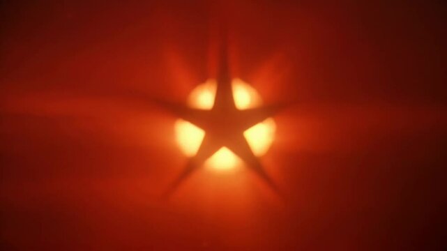 glowing star burst