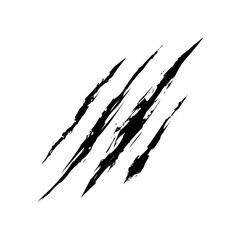 Beast Claws Scratches Vector Isolated