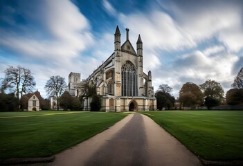 Obraz premium A view of Winchester Cathedral