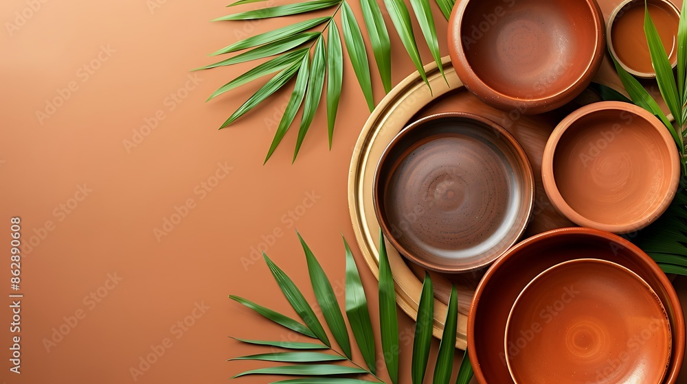 Poster color harmony: use a harmonious color palette with earth tones that complement the natural hues of c