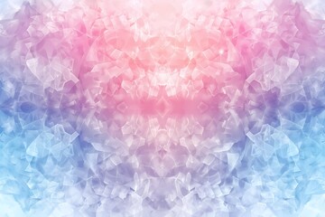 Fototapeta premium Symmetrical pattern of crystalline shapes
