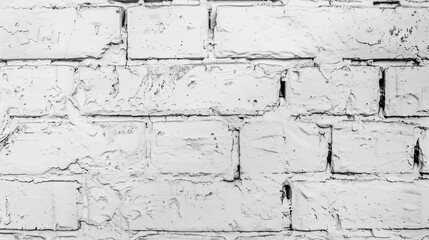 Fototapeta premium white brick wall background image Gives a feeling