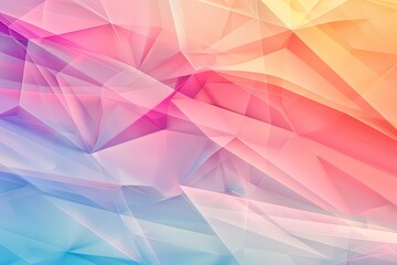Fototapeta premium Subtle Pastel Gradient Canvas with Dynamic Geometric Patterns - Elegant and Modern Design
