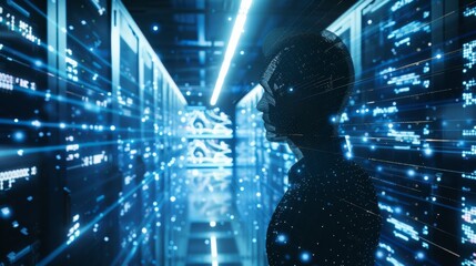 Futuristic AI in Data Center - Generative AI