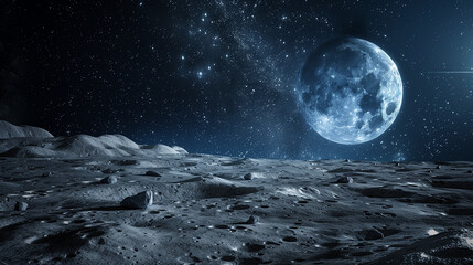 moon and stars