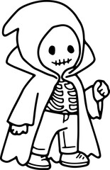 Cute Ghost Halloween slogan retro design t-shirt design.