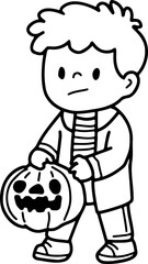 Cute Ghost Halloween slogan retro design t-shirt design.