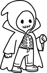 Cute Ghost Halloween slogan retro design t-shirt design.