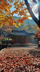 Chusok in South Korea, the nature of South Korea. architecture of South Korea