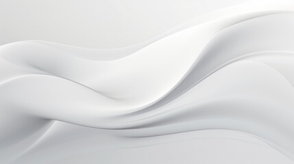 Fototapeta premium Abstract white wavy background texture