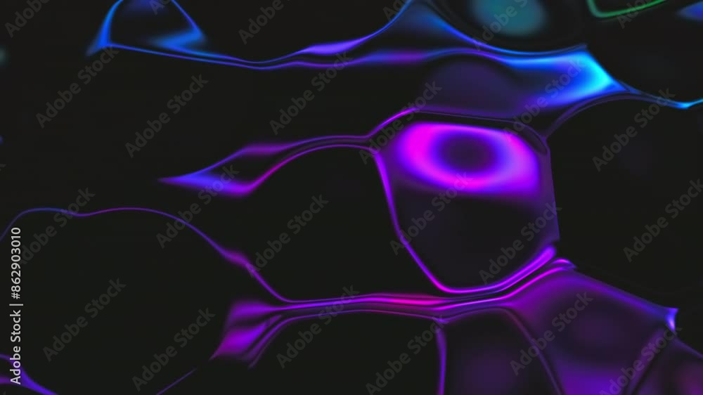 Aufkleber abstract holographic oil noise surface background. foil wavy surface with wave and ripples. ultravio