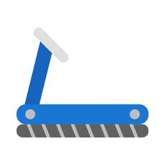 Treadmill flat icon