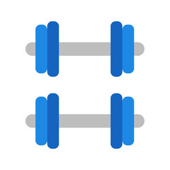 Dumbbell flat icon