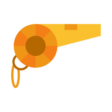 recommend clip art: Whistle flat icon