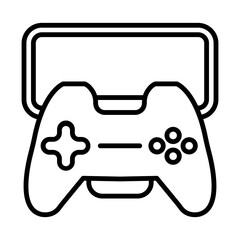 Game Console line icon