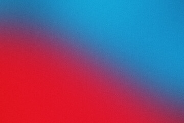 Grainy texture with blue and red gradient background blending from the corner