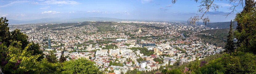 A panoramic view of Tbilisi from Mtatsminda © Walter_D