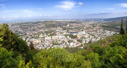 A panoramic view of Tbilisi from Mtatsminda © Walter_D