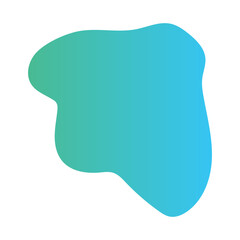 Liquid Fluid Gradient random organic shapes