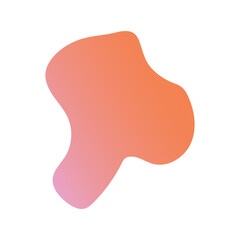 Liquid Fluid Gradient random organic shapes