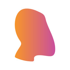 Liquid Fluid Gradient random organic shapes