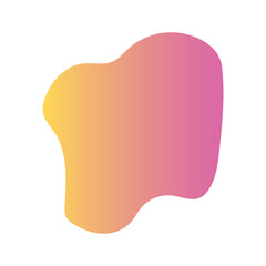Liquid Fluid Gradient random organic shapes