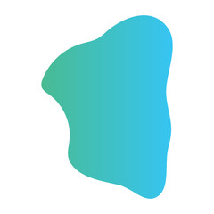 Liquid Fluid Gradient random organic shapes