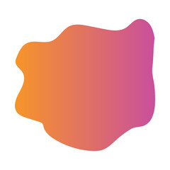 Liquid Fluid Gradient random organic shapes