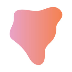 Liquid Fluid Gradient random organic shapes