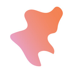 Liquid Fluid Gradient random organic shapes