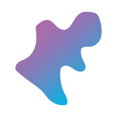 Liquid Fluid Gradient random organic shapes