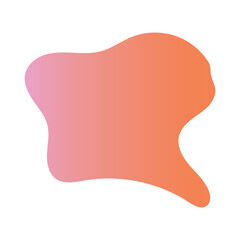 Liquid Fluid Gradient random organic shapes