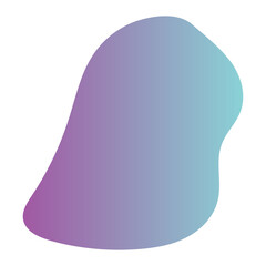 Liquid Fluid Gradient random organic shapes