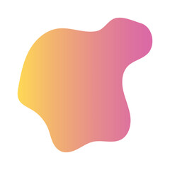 Liquid Fluid Gradient random organic shapes