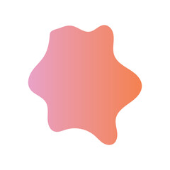 Liquid Fluid Gradient random organic shapes