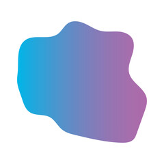 Liquid Fluid Gradient random organic shapes