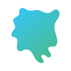 Liquid Fluid Gradient random organic shapes