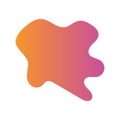 Liquid Fluid Gradient random organic shapes