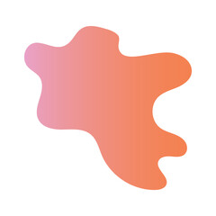 Liquid Fluid Gradient random organic shapes