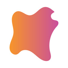 Liquid Fluid Gradient random organic shapes