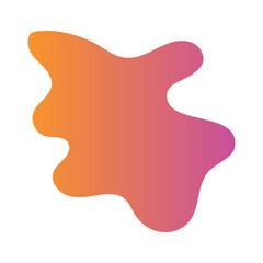 Liquid Fluid Gradient random organic shapes