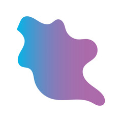 Liquid Fluid Gradient random organic shapes