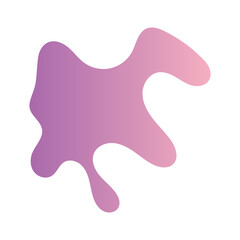 Liquid Fluid Gradient random organic shapes