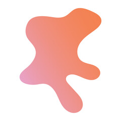 Liquid Fluid Gradient random organic shapes