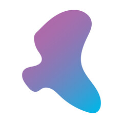 Liquid Fluid Gradient random organic shapes