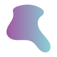 Liquid Fluid Gradient random organic shapes
