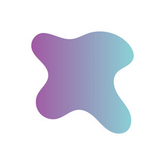 Liquid Fluid Gradient random organic shapes